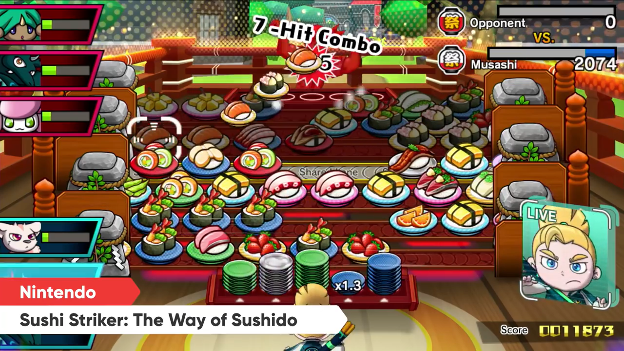 sushi striker sushido