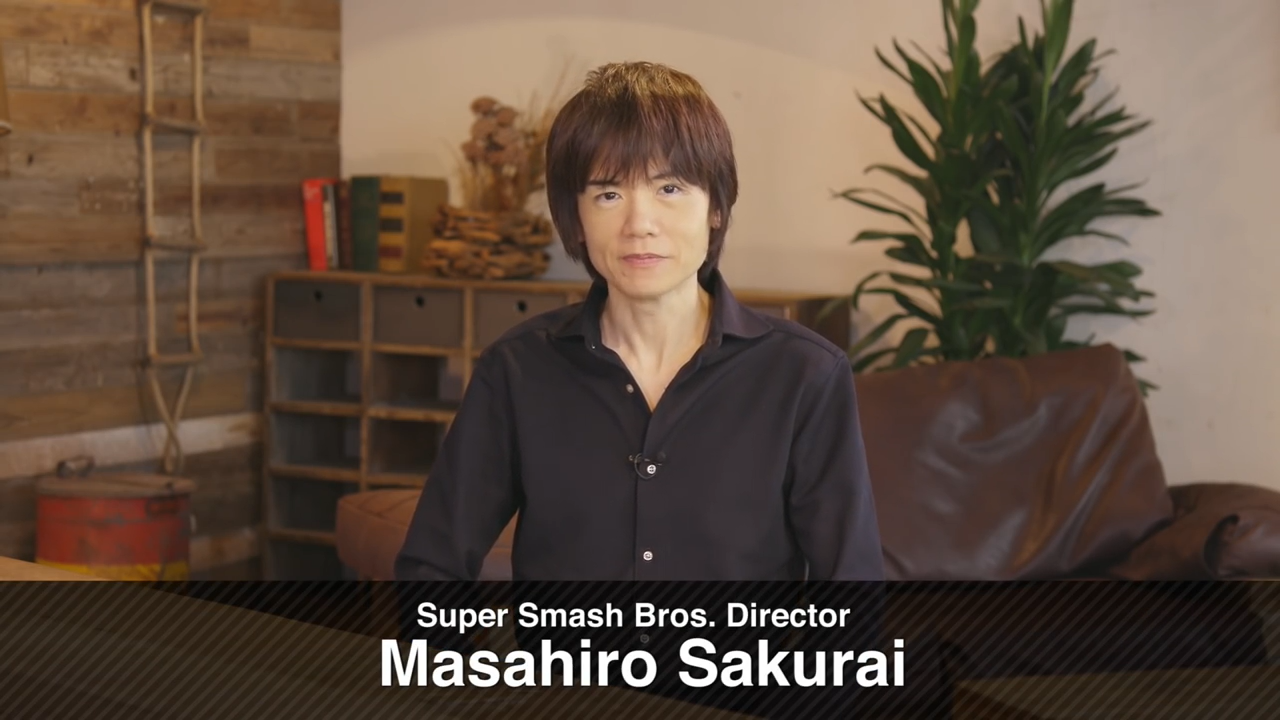 smash bros ultimate sakurai