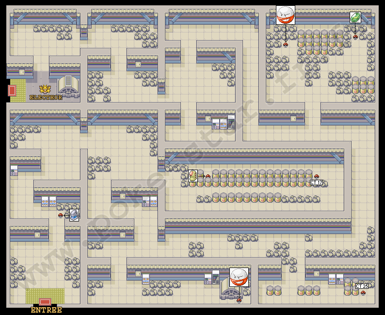 PLANS ET CARTES POKEMON dans Pokemon Rouge Feu / Vert Feuille