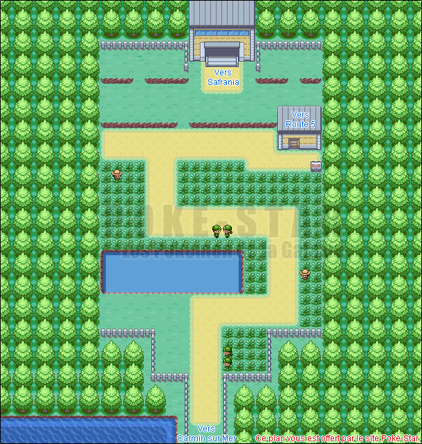 PLANS ET CARTES POKEMON dans Pokemon Rouge Feu / Vert Feuille