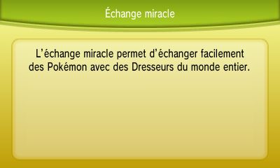 Échange Miracle