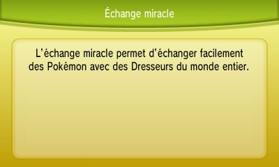 Échange Miracle grâce au Navi-Fun