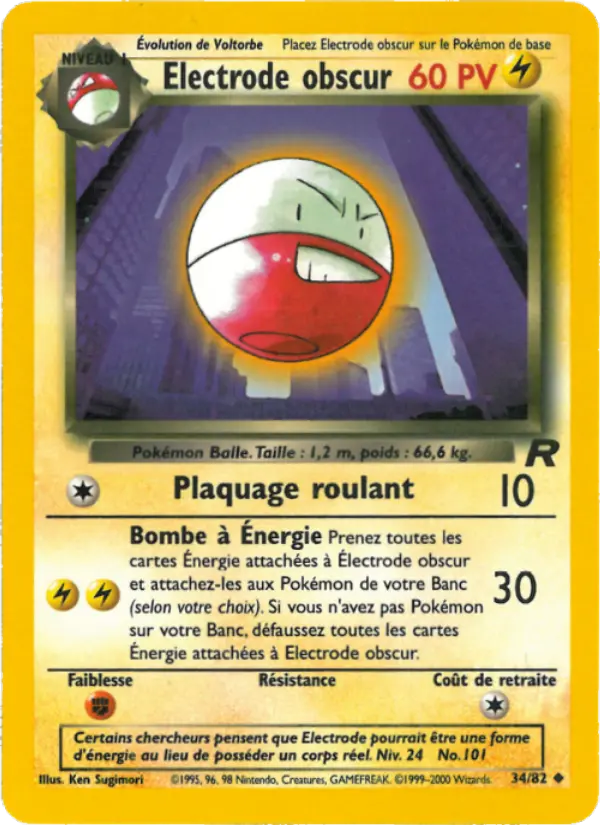 Electrode obscur - Team Rocket 34/82