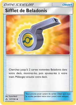 Sifflet de Beladonis