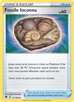 Fossile Inconnu