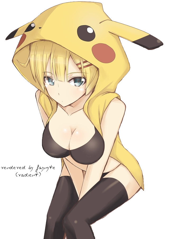Pika girl render by ~FayeNyte | Photoset: bit.ly/RUOgqO | Flickr