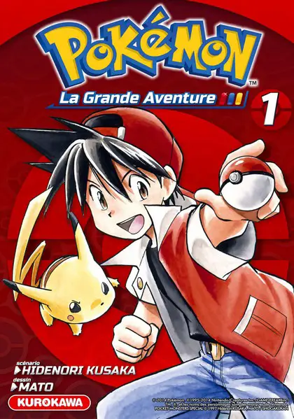 Couverture manga Pokemon tome 1