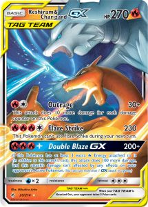 charizard/reshiram gx