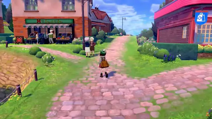 Un beau village présenté dans le trailer de la gamescom pour Pokémon épée et bouclier