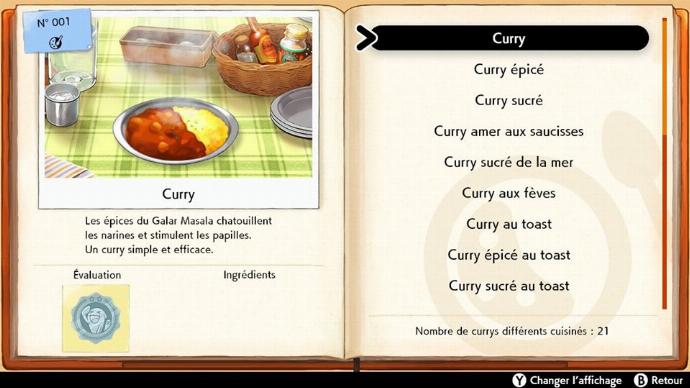 Currydex Pokemon Curry