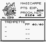 Capacités du Magicarpe à modifier