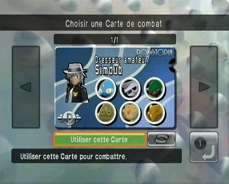 Choix Carte Combat