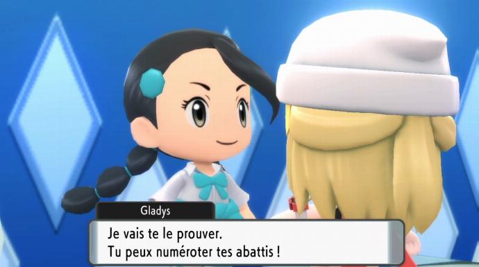 Gladys numéroter tes abattis