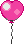 Sprite Ballon Rose