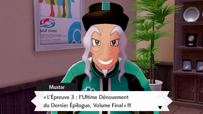 pokemon épée bouclier epreuve mustar