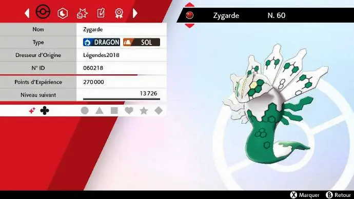 zygarde chromatique shiny legendes2018