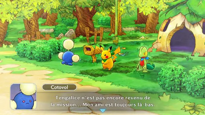 Capture d'écran Pokémon Donjon Mystère DX