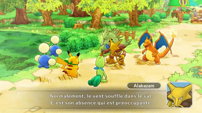 Capture d'écran Pokémon Donjon Mystère DX