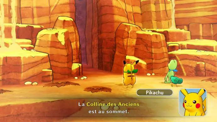 Capture d'écran Pokémon Donjon Mystère DX