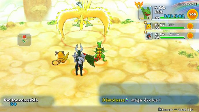 Capture d'écran Pokémon Donjon Mystère DX