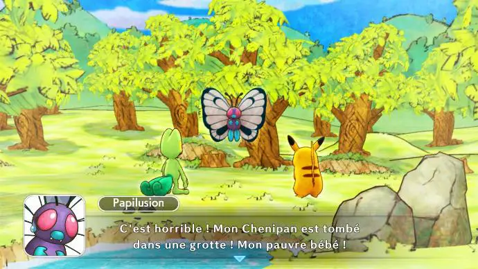 Capture d'écran Pokémon Donjon Mystère DX