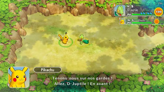 Capture d'écran Pokémon Donjon Mystère DX