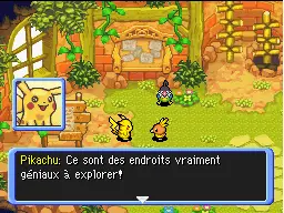 Les donjons mystères sont fantastiques selon Pikachu
