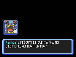 Ramboum réveille tout le monde.