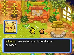 Pikachu a faim.