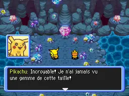 Pikachu admire le joyau