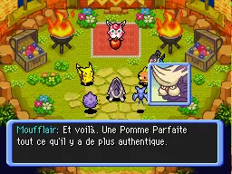 Moufflair apporte une Pomme Parfaite