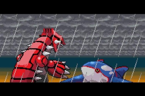 cinématique combat groudon vs kyogre