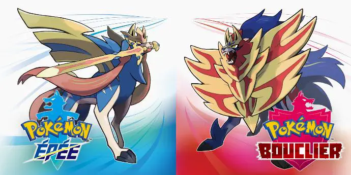 bouclier, épée, zamazenta, zacian