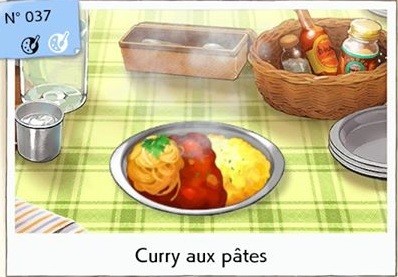 pokemon curry aux pâtes