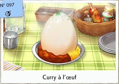 pokemon curry à l'oeuf
