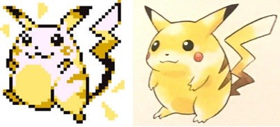pikachu artwork sprite pokémon rouge