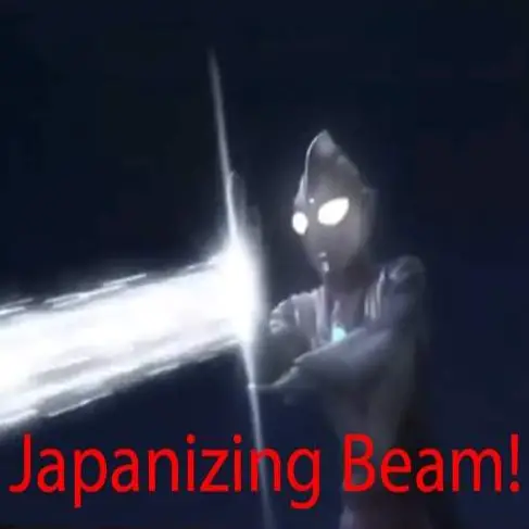 ultraman japanizing beam