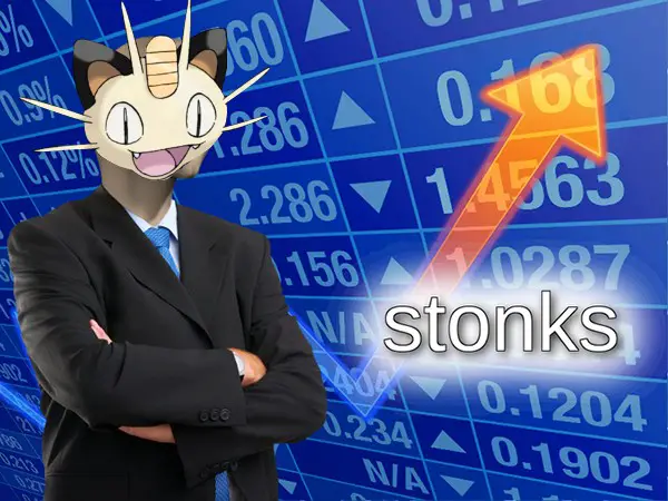 Pokémon Épée Bouclier Miaouss Gigamax Stonks