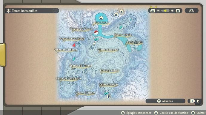 Quête N°78 Pokemon Arceus Carte Terres Immaculées