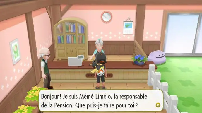 Personnages Utiles dans Pokémon Let's Go