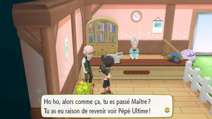 Personnages Utiles dans Pokémon Let's Go