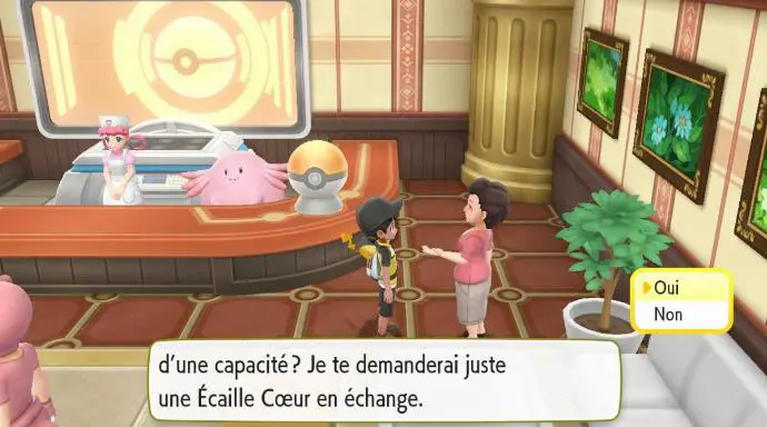 Personnages Utiles dans Pokémon Let's Go