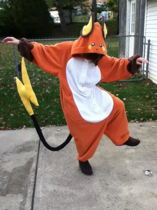 raichu pokemon kigurumi