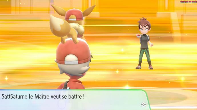 Pokémon Let's Go Combat Rival Maître Ligue Pokémon