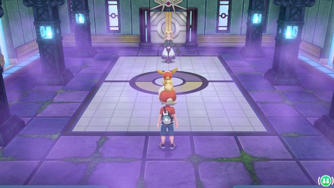 Pokémon Let's Go Ligue Pokémon Agatha Salle