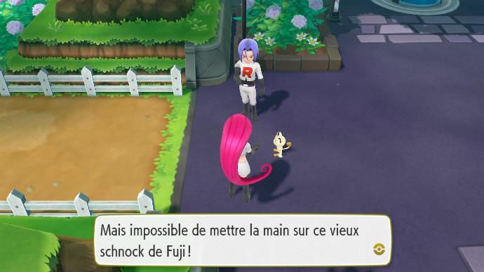 Pokémon Let's Go Jessie James Miaouss Team Rocket Lavanville