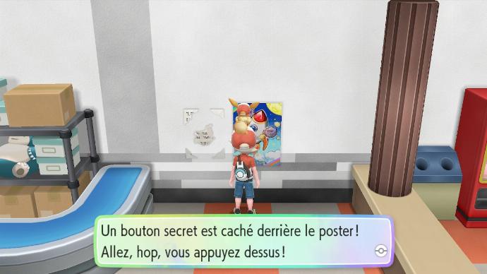 Pokémon Let's Go Bouton Poster Fusée Repaire Rocket