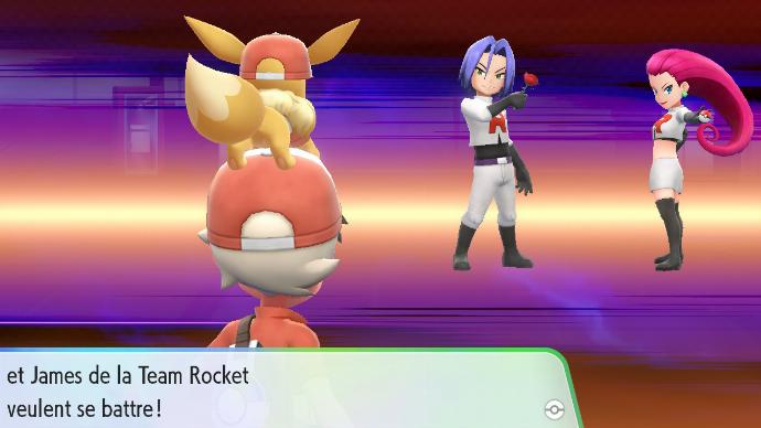 Pokémon Let's Go Jessie James Combat 2 Repaire Rocket
