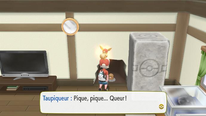 Pokémo Let's Go Parmanie Taupiqueur Pépite Gardien Safari