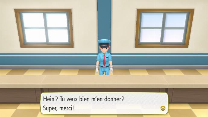 Pokémon Let's Go Safrania Passage Thé Soif Gardien